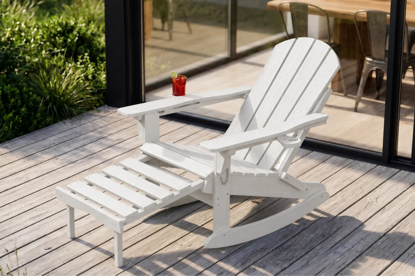 Multifunctional Adirondack Rocking Chair