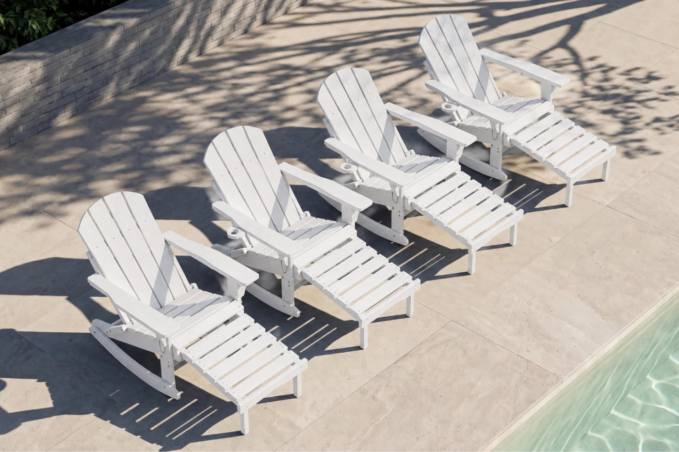 Multifunctional Adirondack Rocking Chair