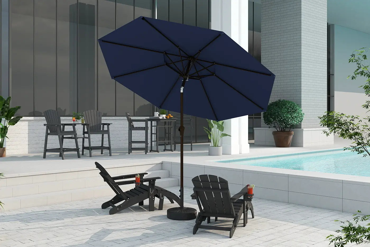Patio Kingdom 9Ft Autotilt umbrella