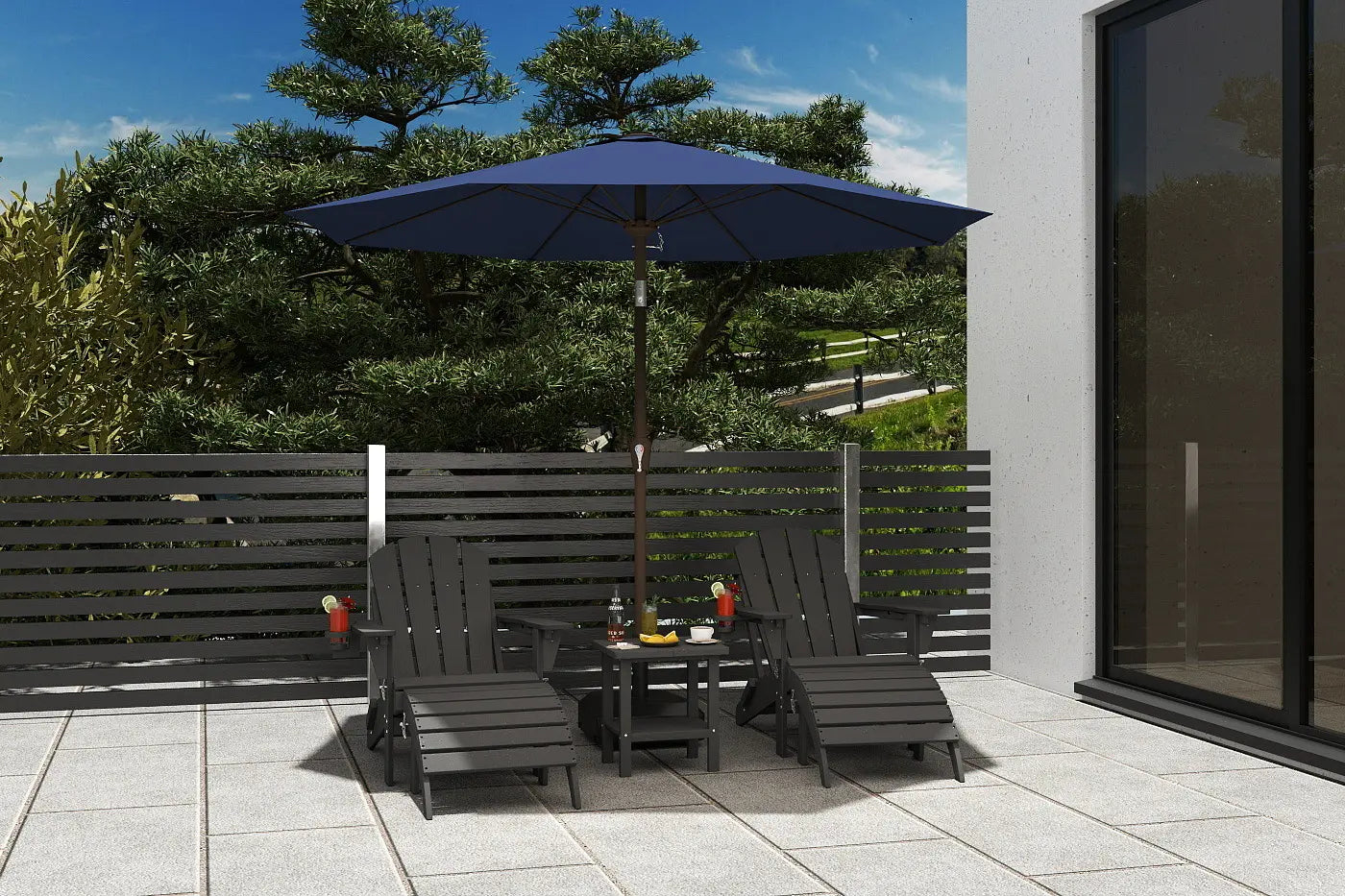 Patio Kingdom 9Ft Autotilt umbrella