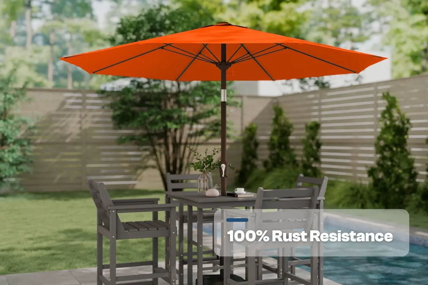 Patio Kingdom 9Ft Autotilt umbrella