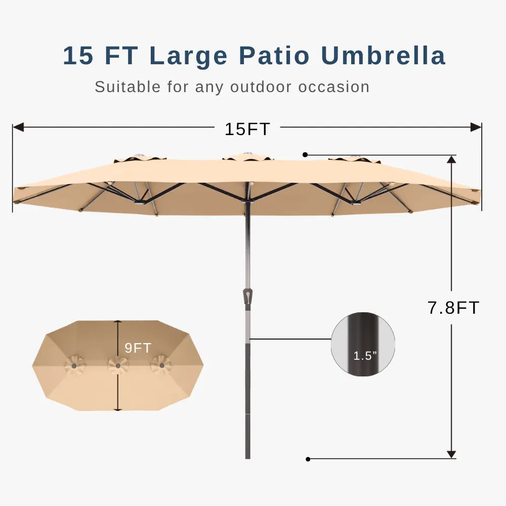 PatioKingdom Double side patio