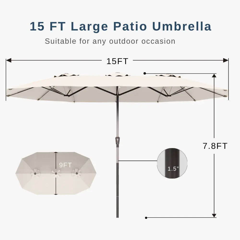 PatioKingdom Double side patio
