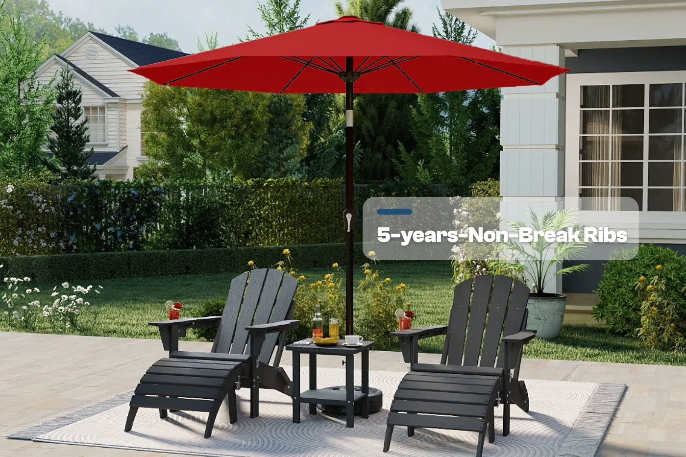 Patio Kingdom 9Ft Autotilt umbrella