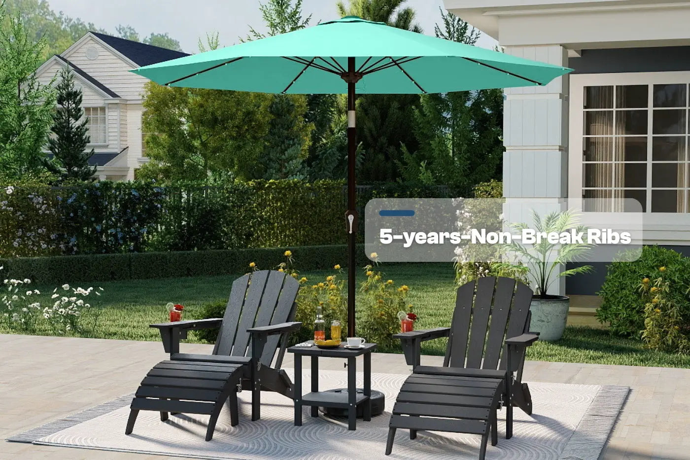 Patio Kingdom 9Ft Autotilt umbrella
