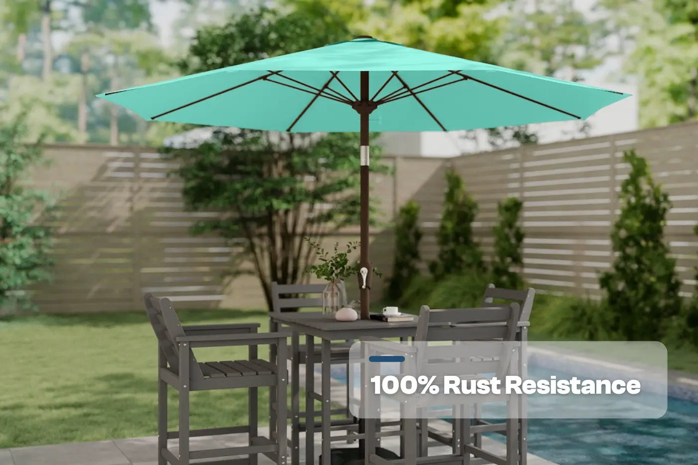 Patio Kingdom 9Ft Autotilt umbrella