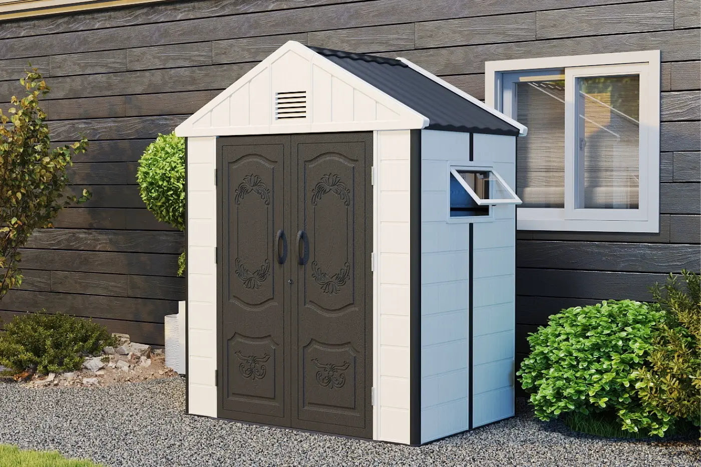 Patio Kingdom Resin Outdoor Storage Shed