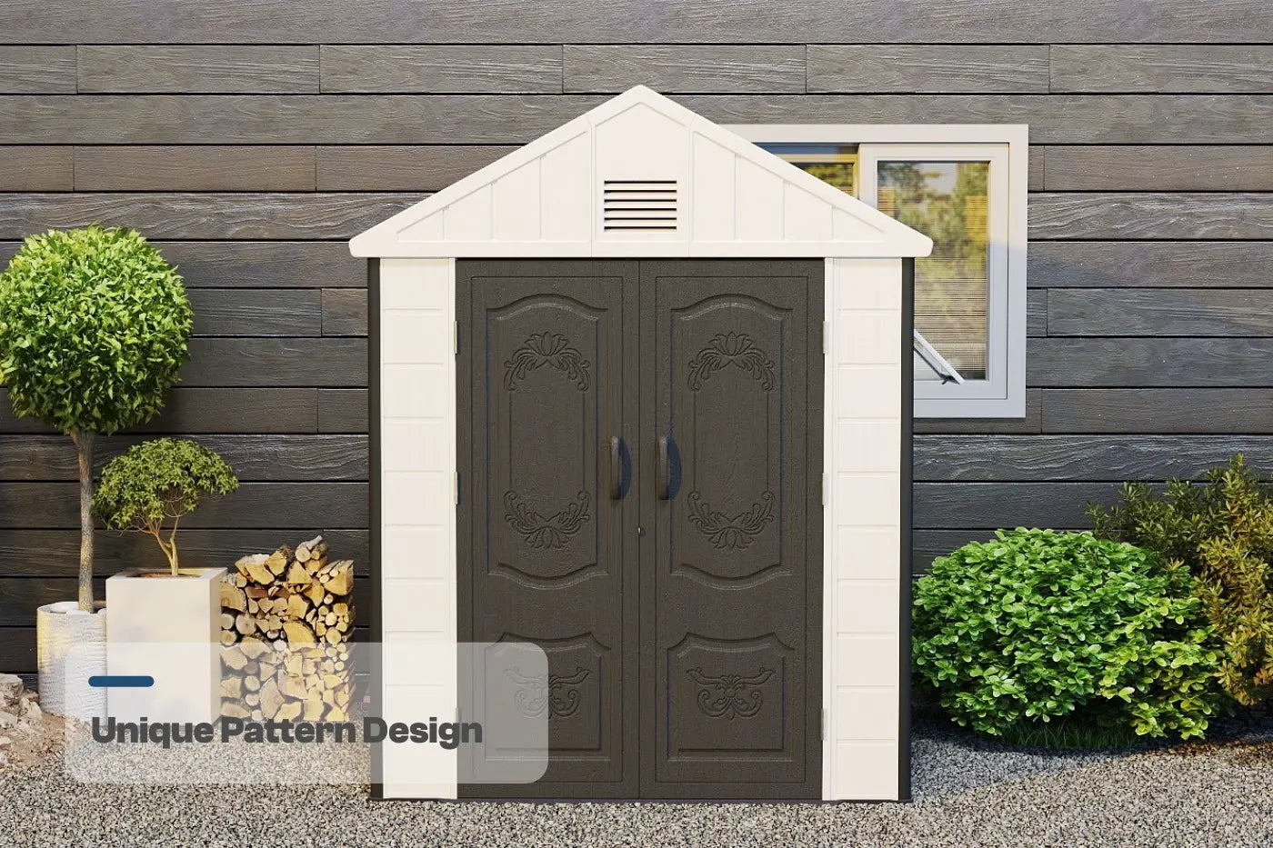 Patio Kingdom Resin Outdoor Storage Shed