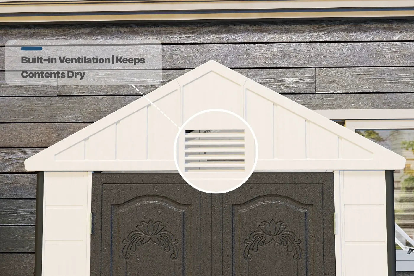 Patio Kingdom Resin Outdoor Storage Shed