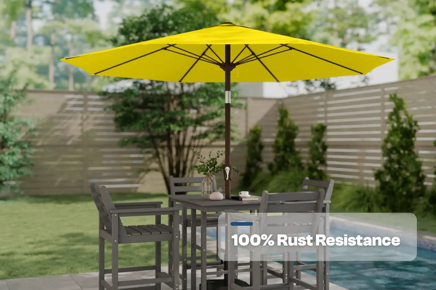 Patio Kingdom 9Ft Autotilt umbrella
