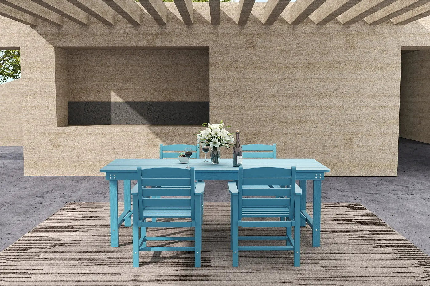 HDPE Outdoor Dining Set