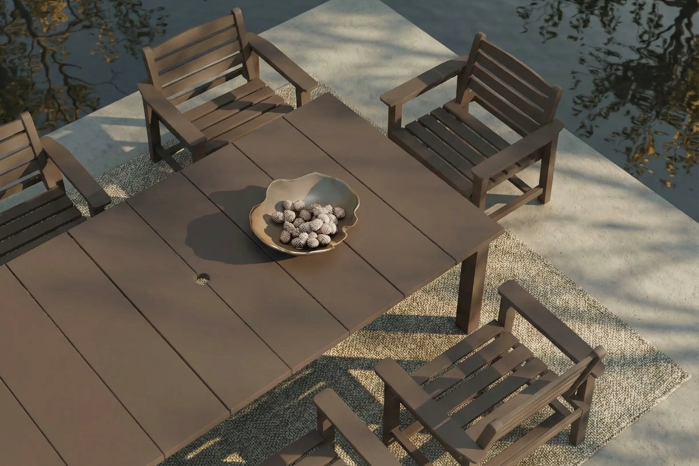Outdoor Dining Set - Table & Chairs