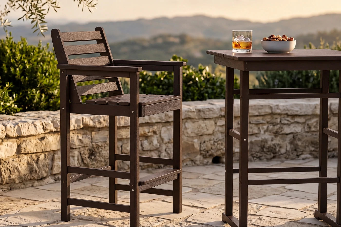 Adirondack Bar Set