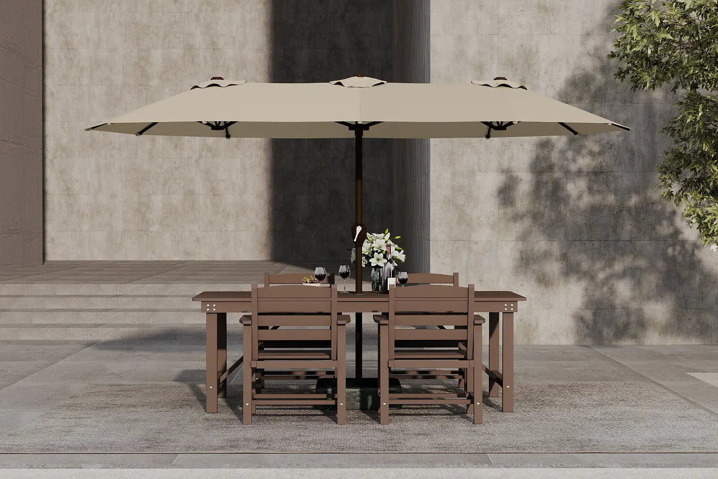 HDPE Outdoor Dining Set