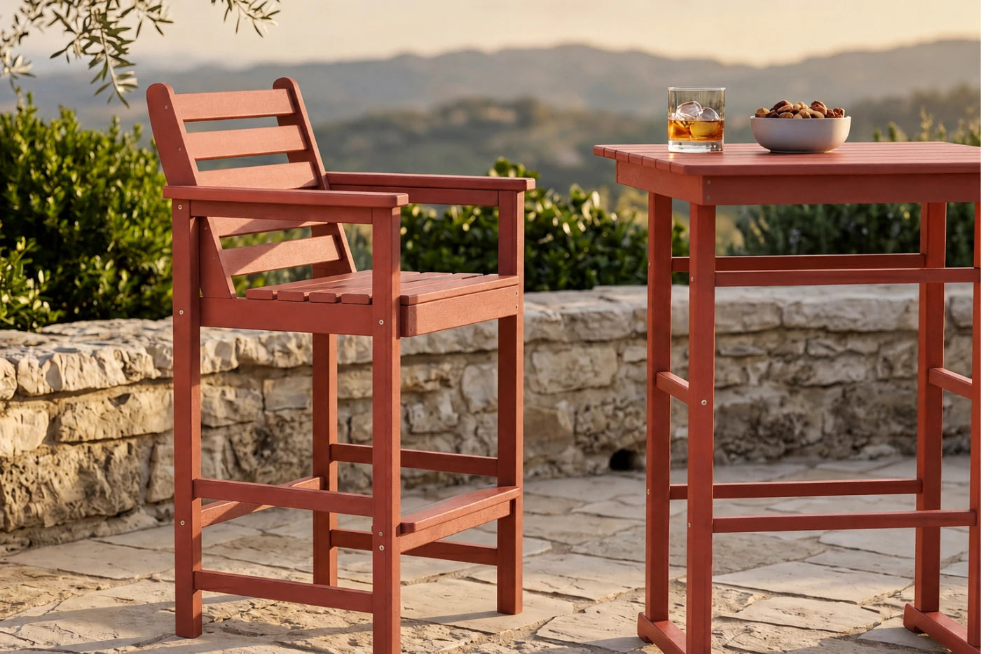 Adirondack Bar Set
