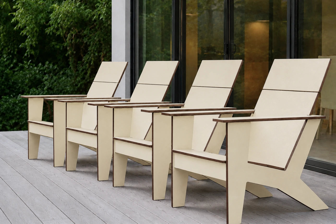 Modern Poly Adirondack Chair