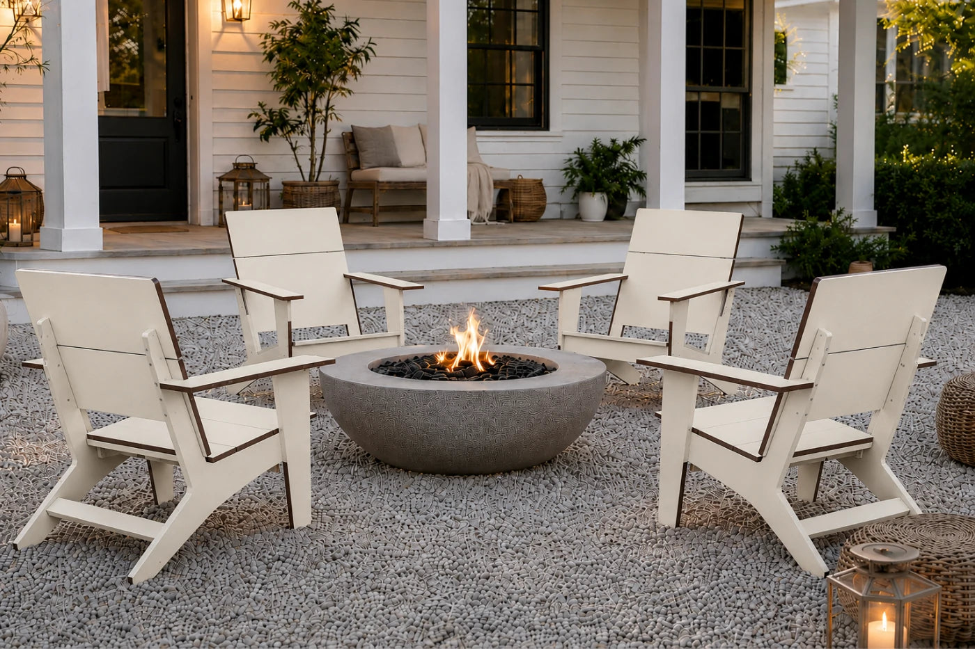 Modern Poly Adirondack Chair