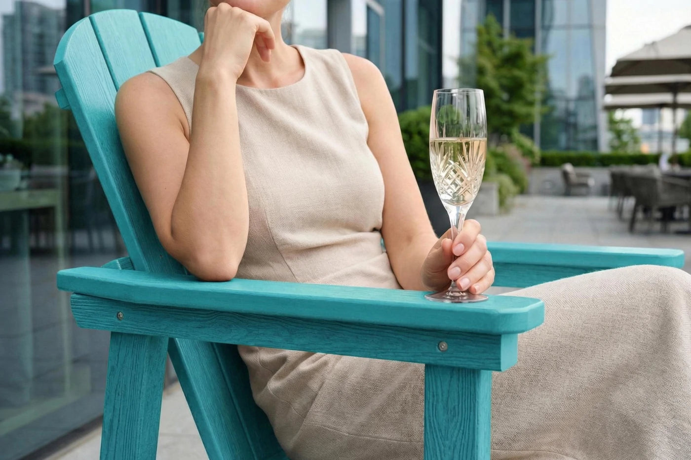 Perli™ Adirondack Swivel Glider Chair