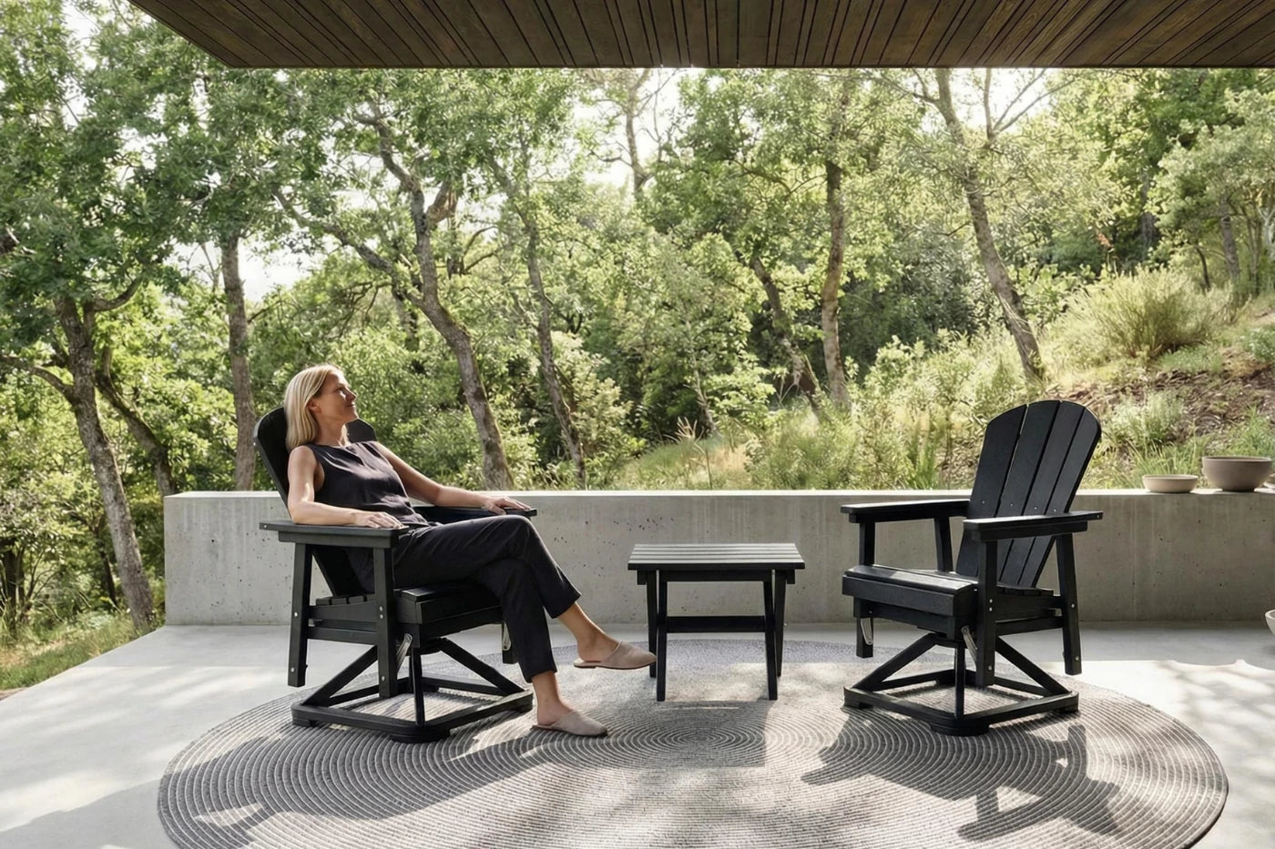 Perli™ Adirondack Swivel Glider Chair