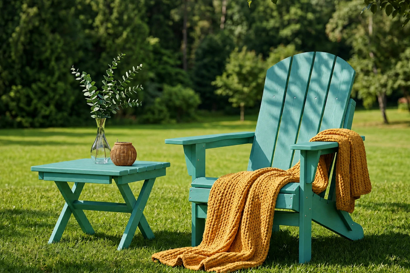HDPE Reclining Adirondack Chair