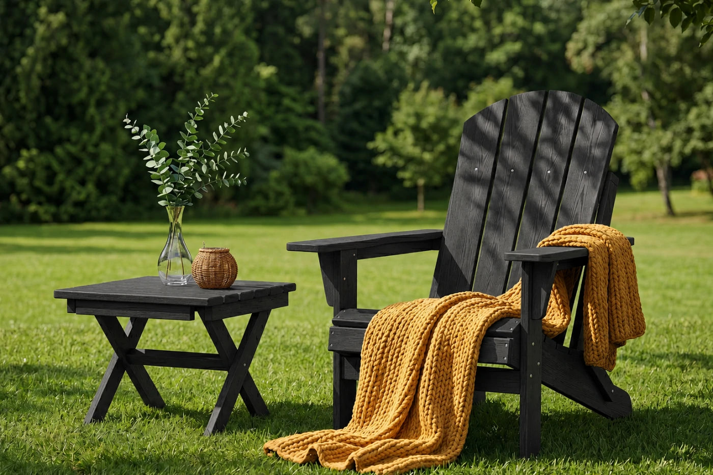 HDPE Reclining Adirondack Chair