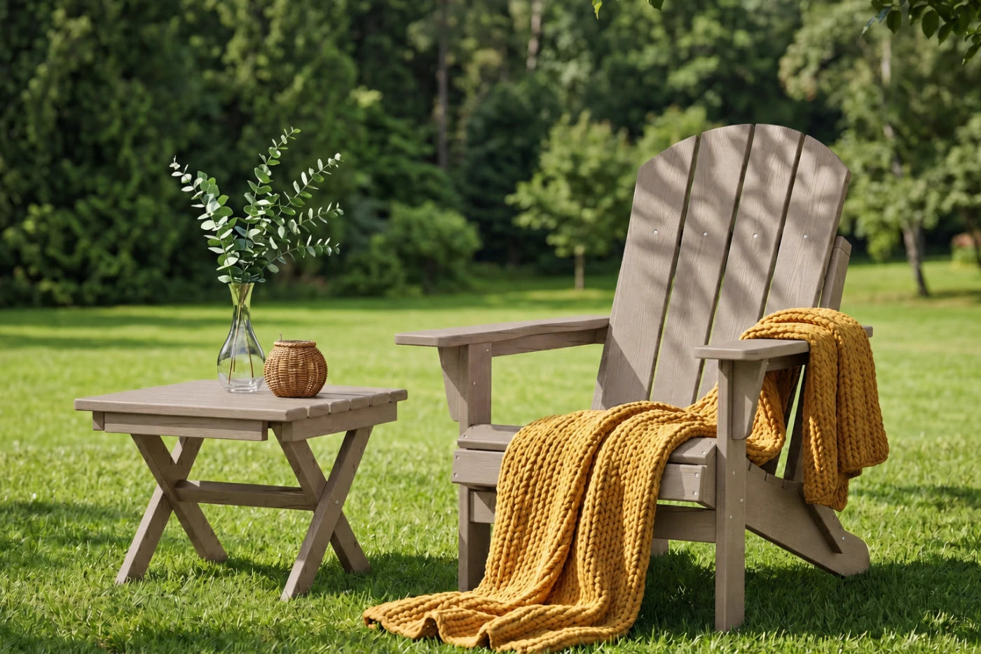 HDPE Reclining Adirondack Chair