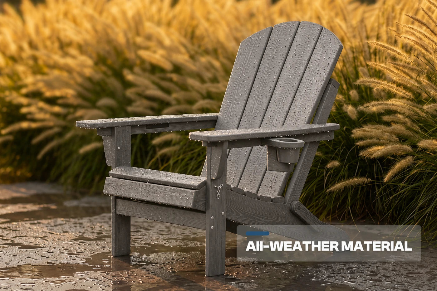 HDPE Reclining Adirondack Chair