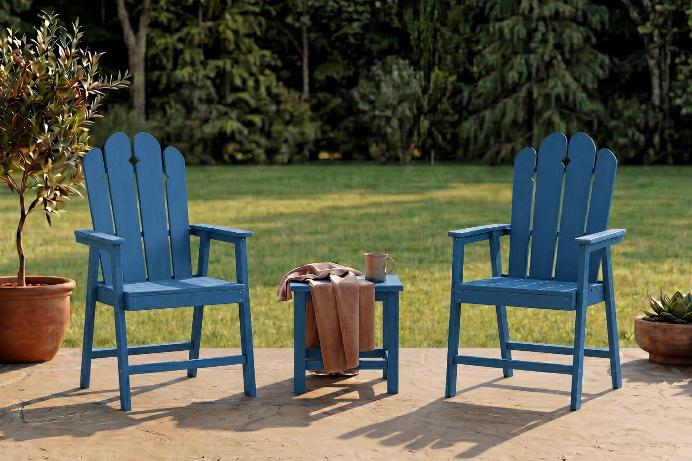 Wave™ All-Weather HDPE Outdoor Dining Set