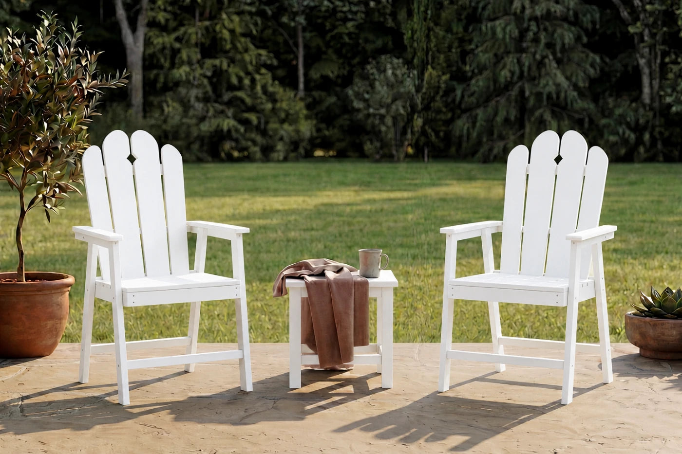 Wave™ All-Weather HDPE Outdoor Dining Set