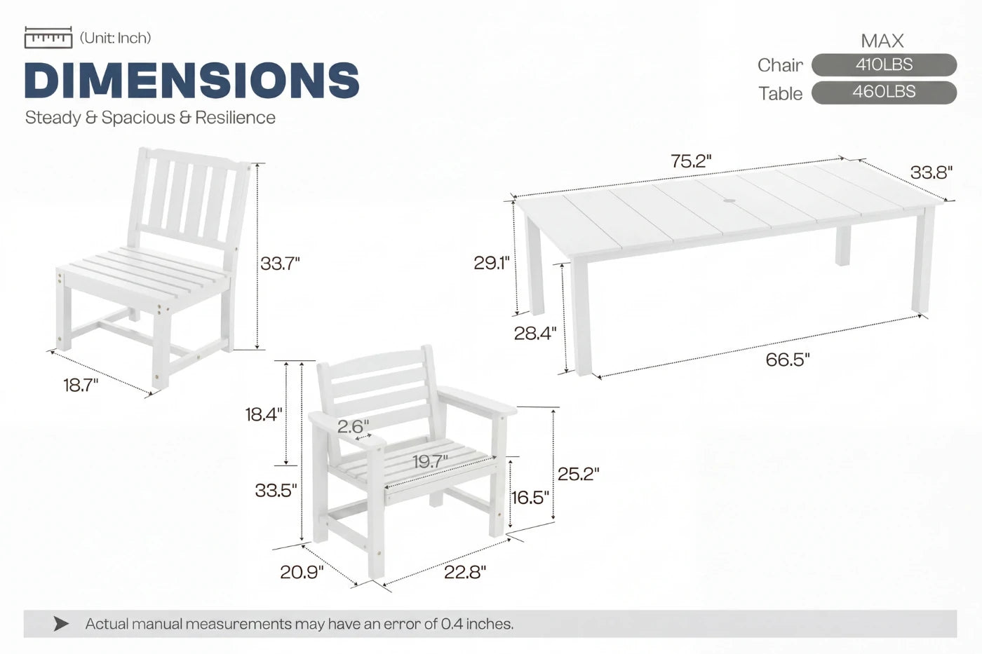Perli™ Outdoor Dining Set - Table & Chairs