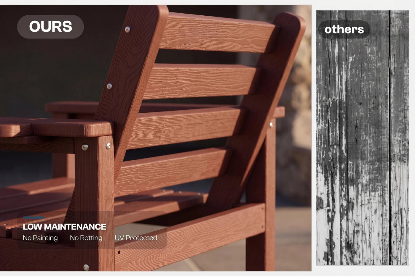 Tall Adirondack Chair Set
