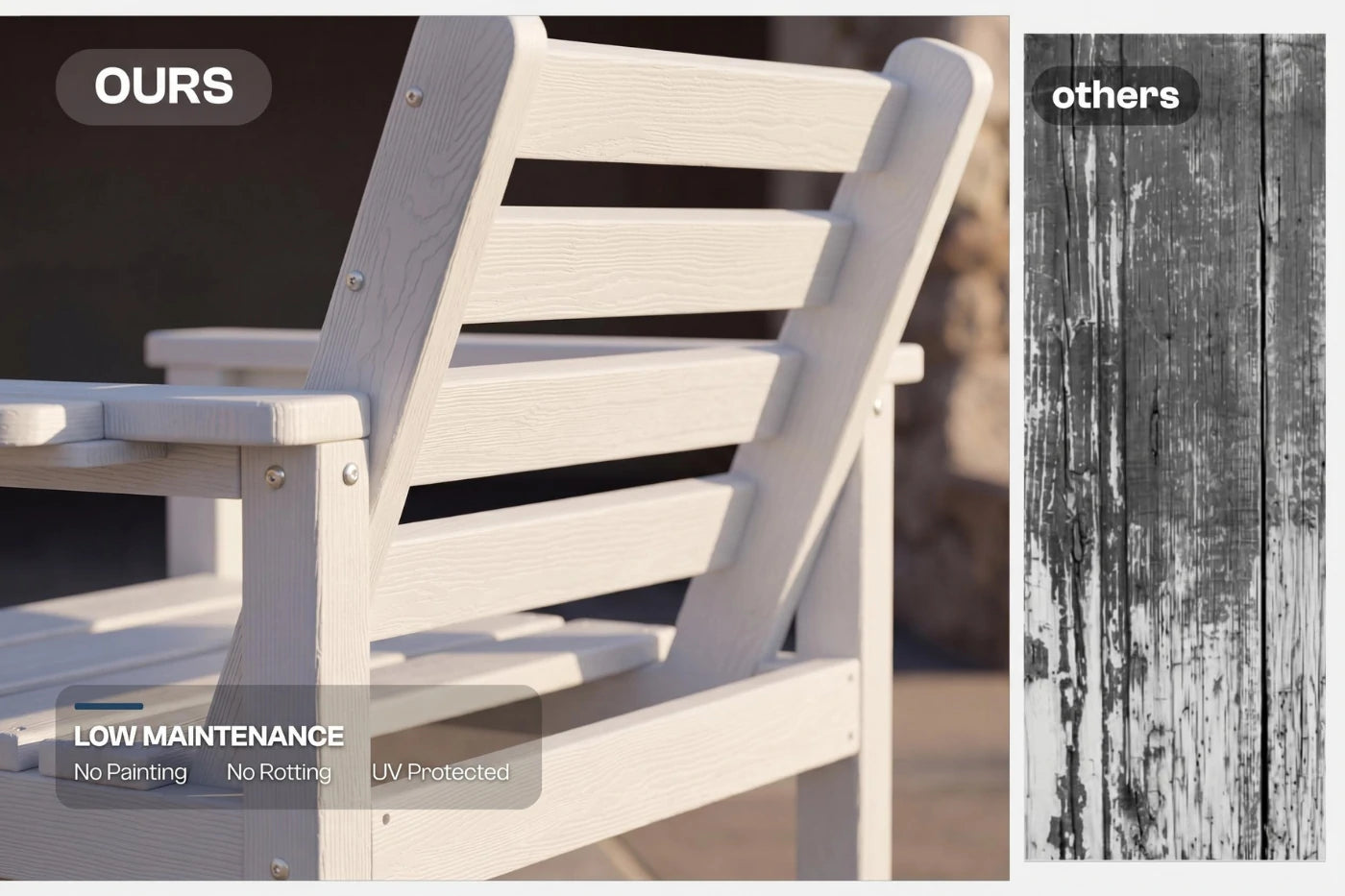 Tall Adirondack Chair Set