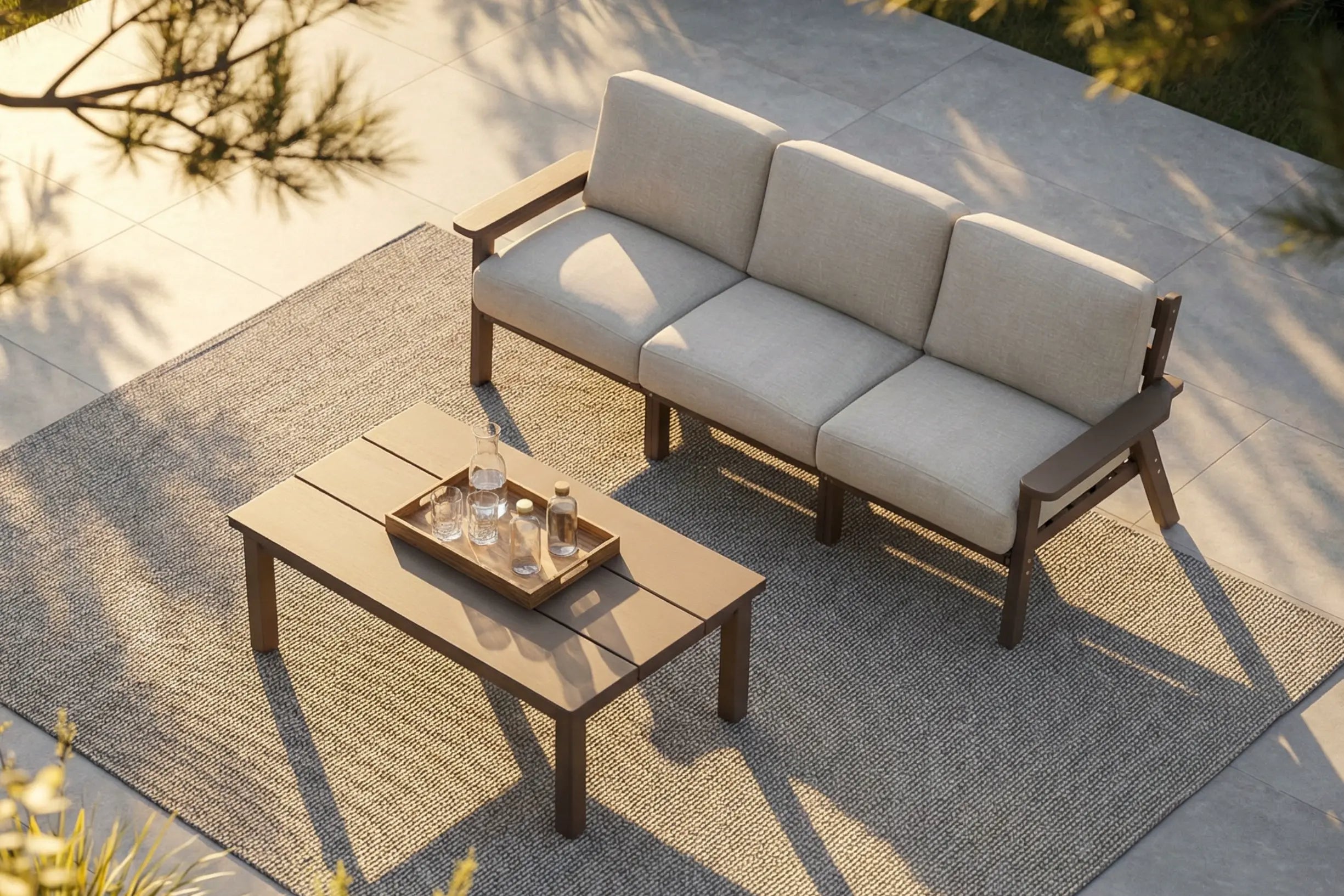 HDPE Modular Outdoor Sofa Set