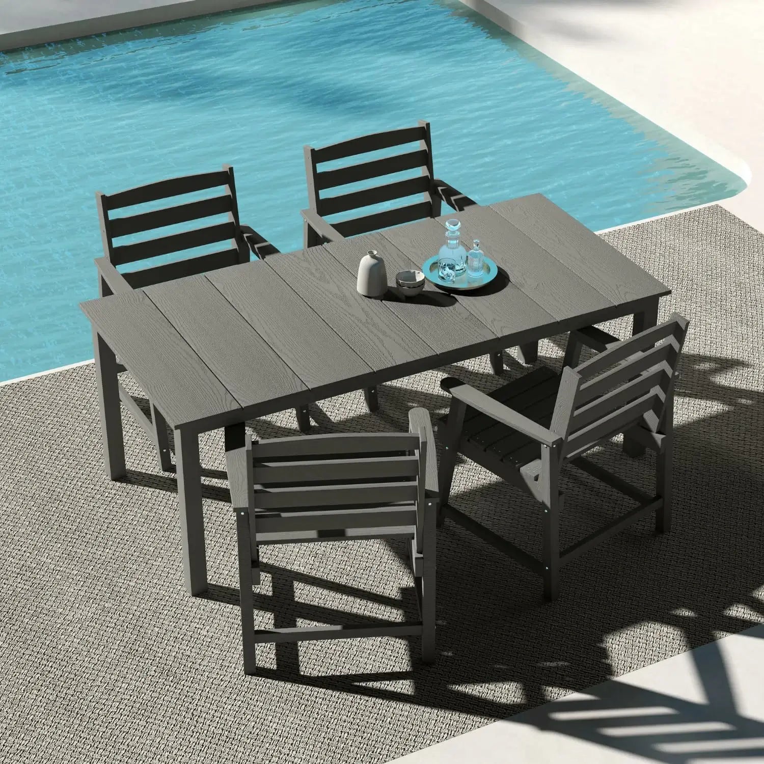 Outdoor Dining Set - Table & Chairs