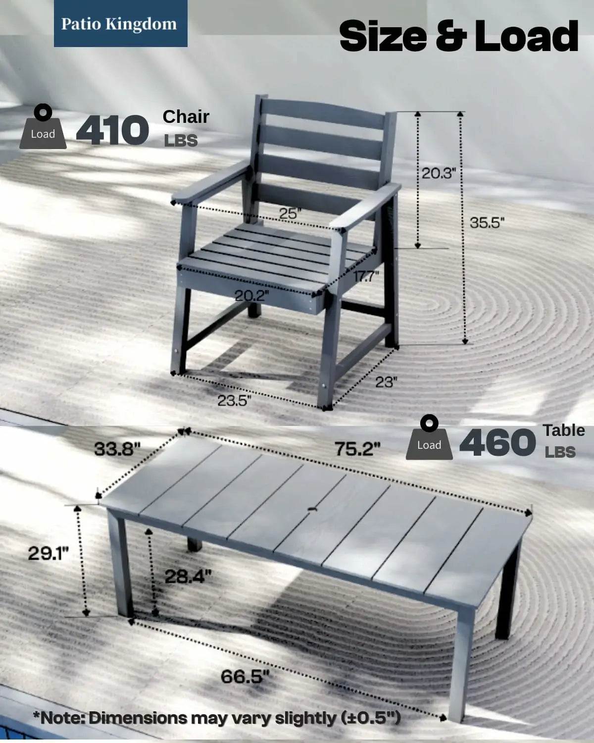 Outdoor Dining Set - Table & Chairs
