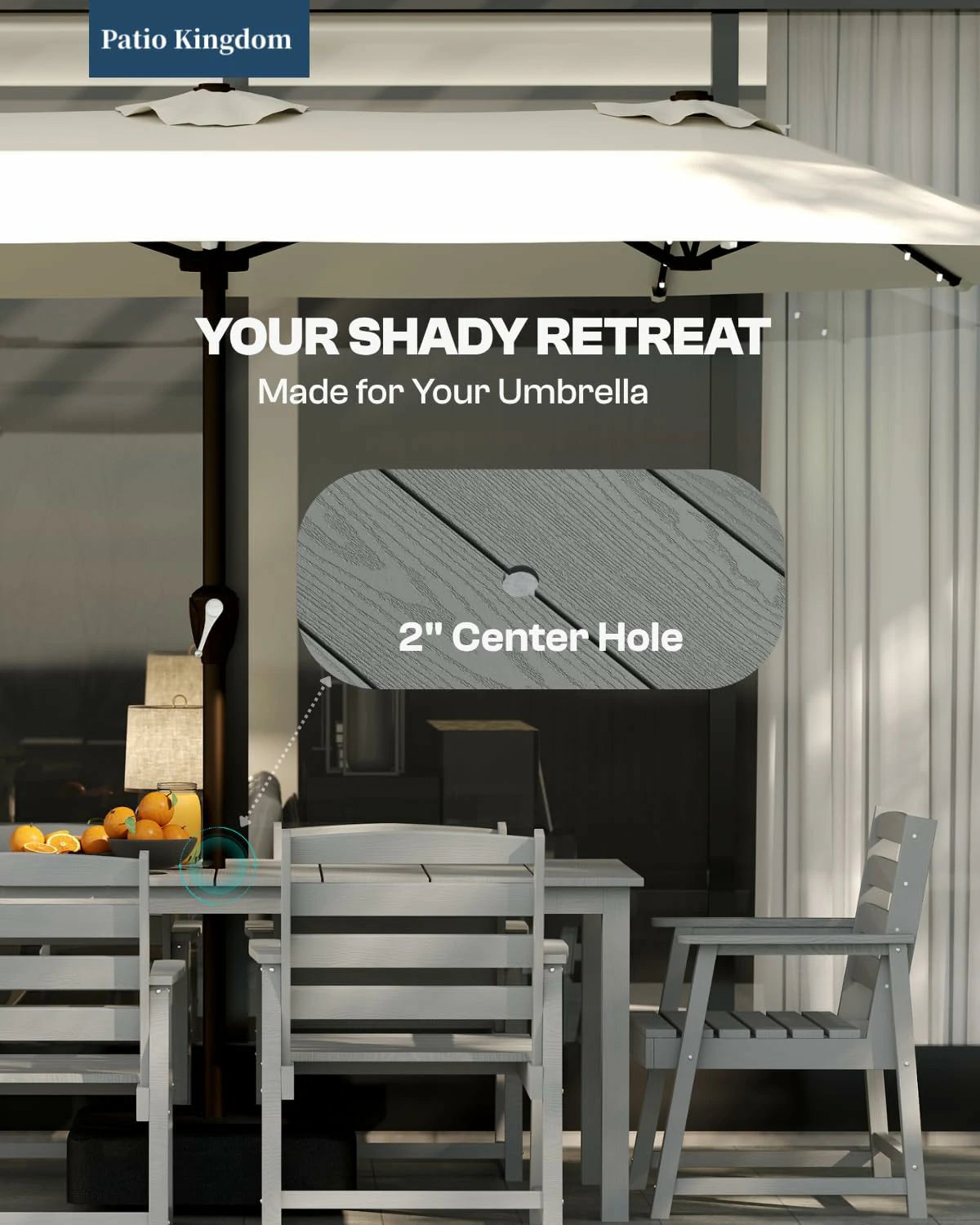 Outdoor Dining Set - Table & Chairs