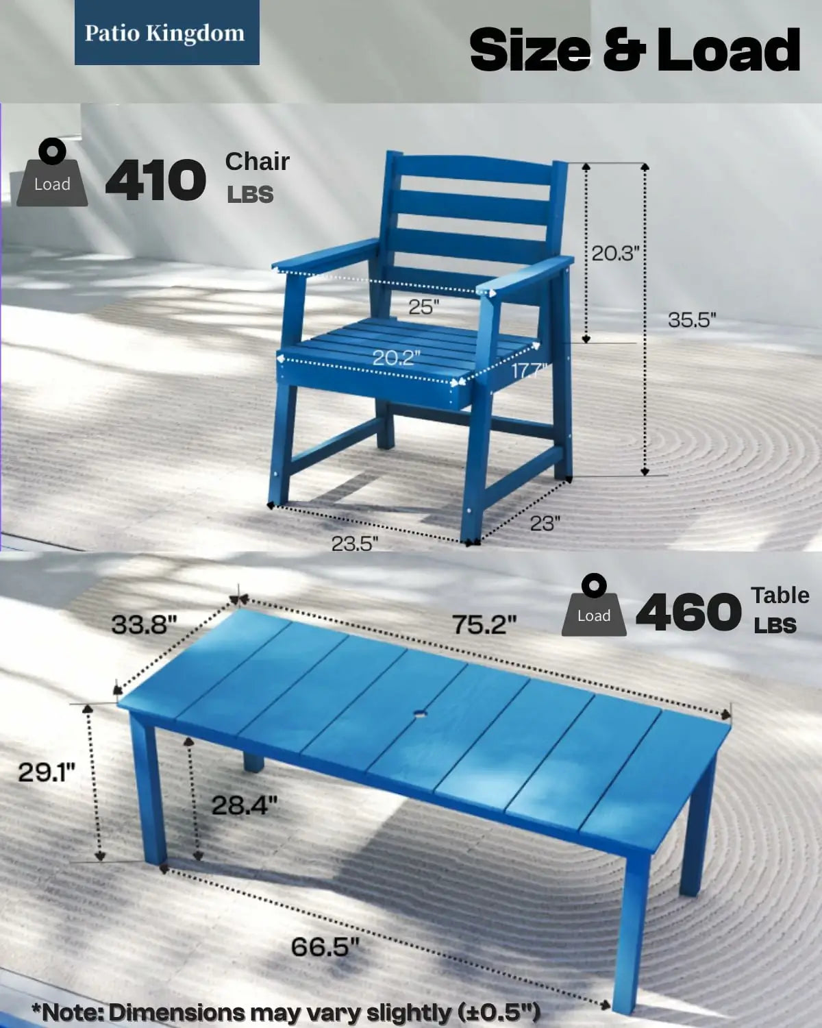Outdoor Dining Set - Table & Chairs