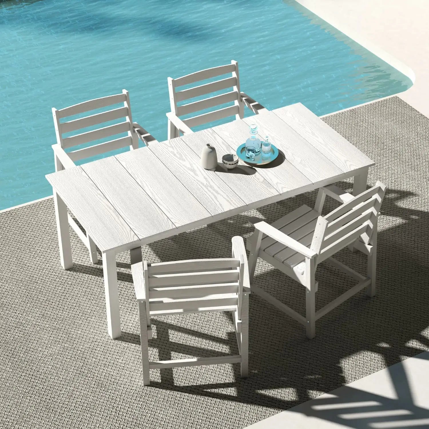 Outdoor Dining Set - Table & Chairs