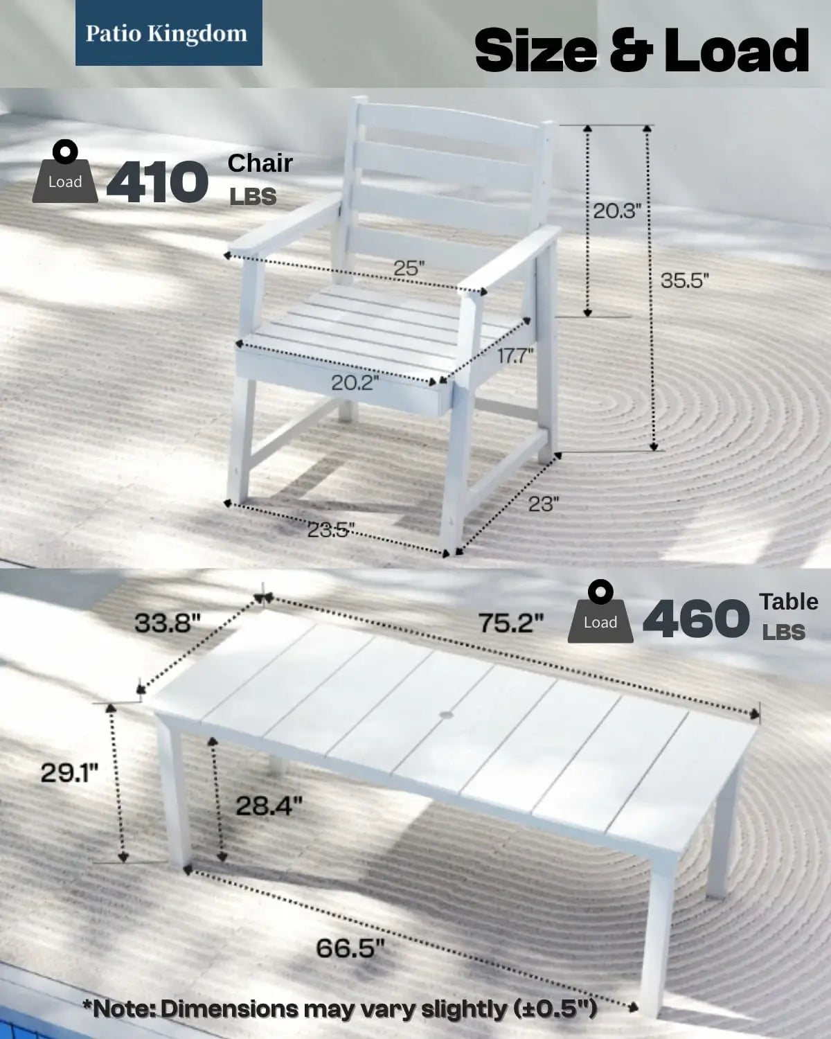 Outdoor Dining Set - Table & Chairs