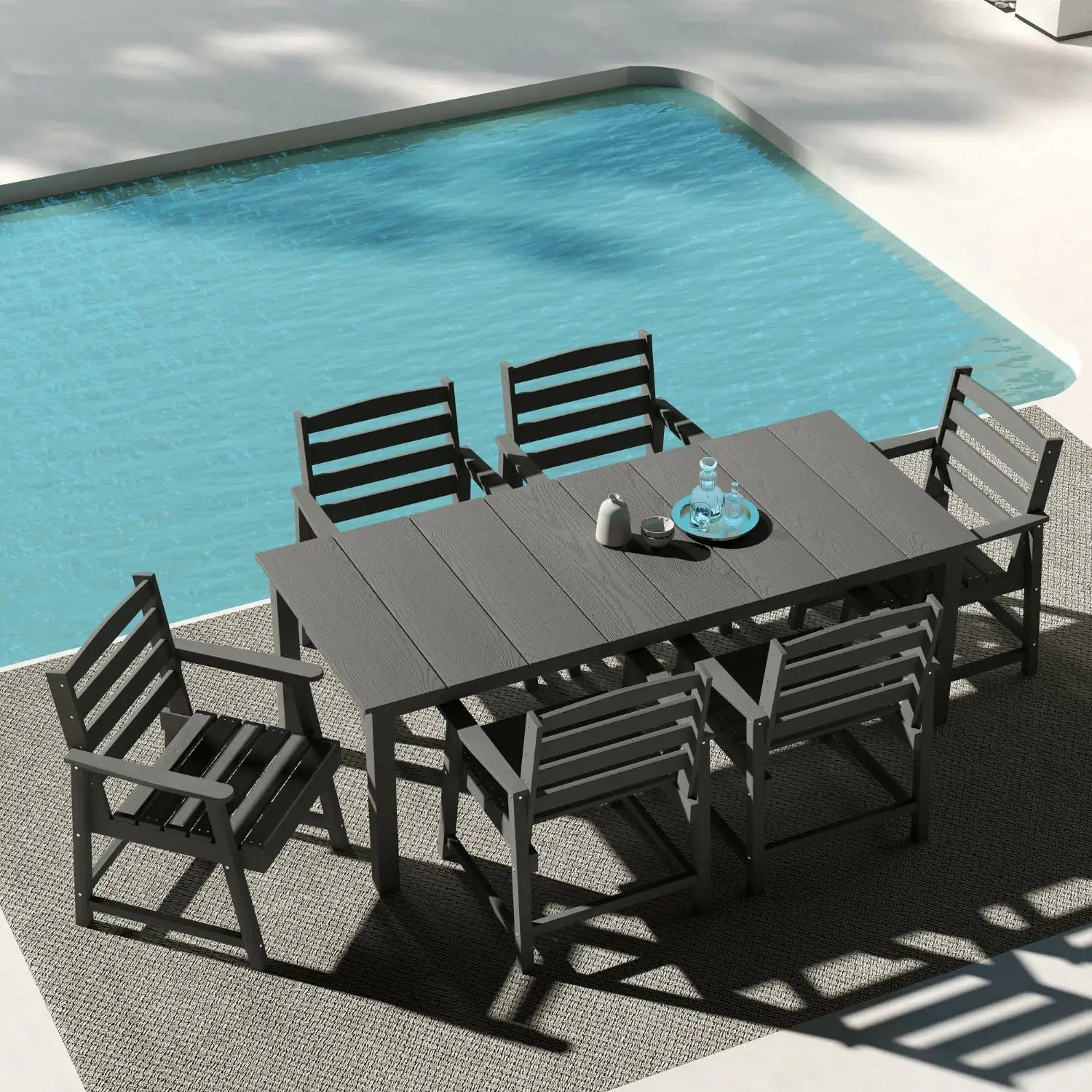 Outdoor Dining Set - Table & Chairs