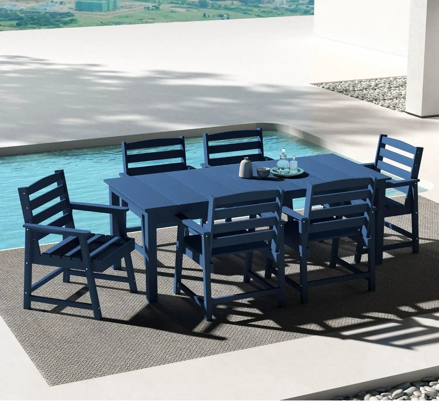 Outdoor Dining Set - Table & Chairs