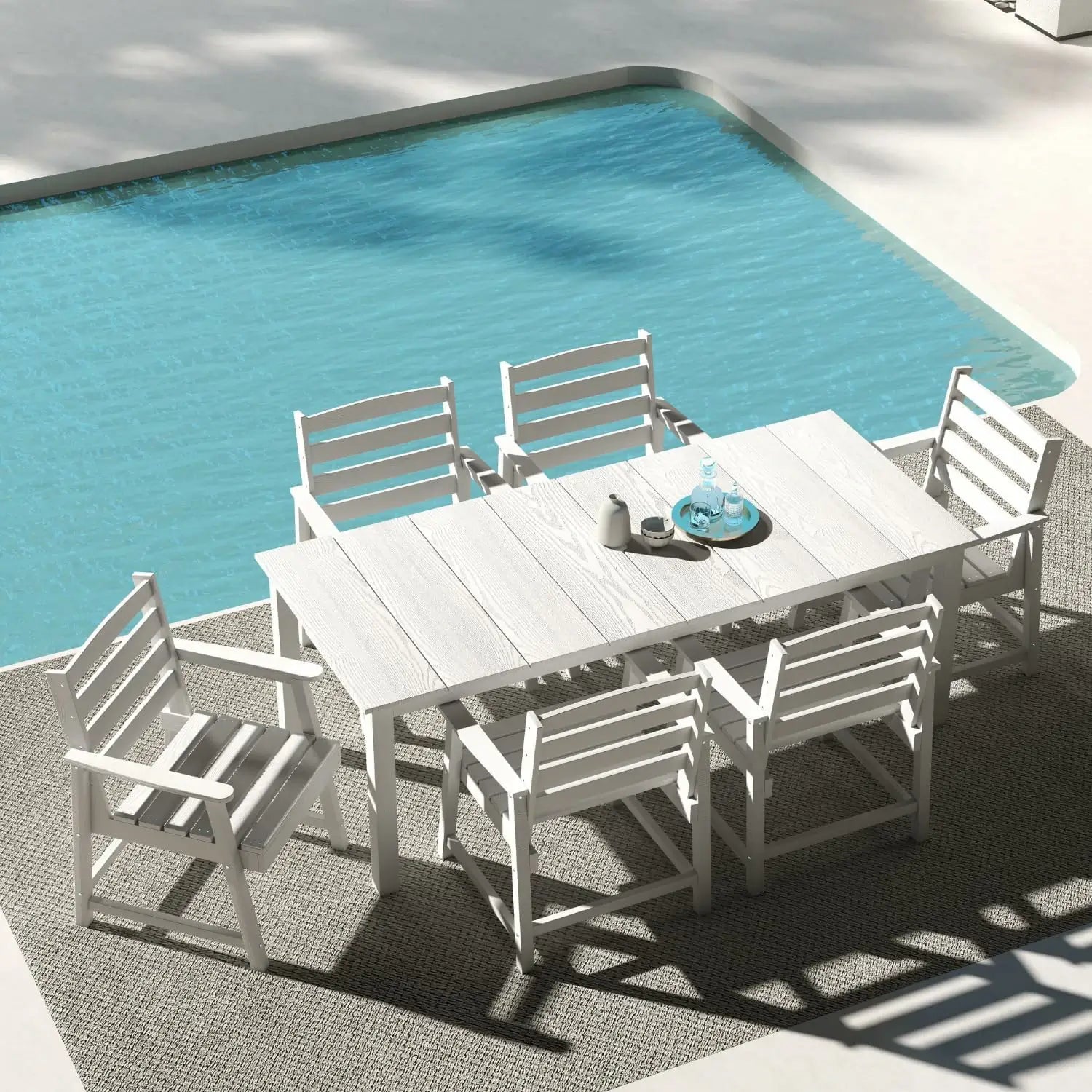 Outdoor Dining Set - Table & Chairs