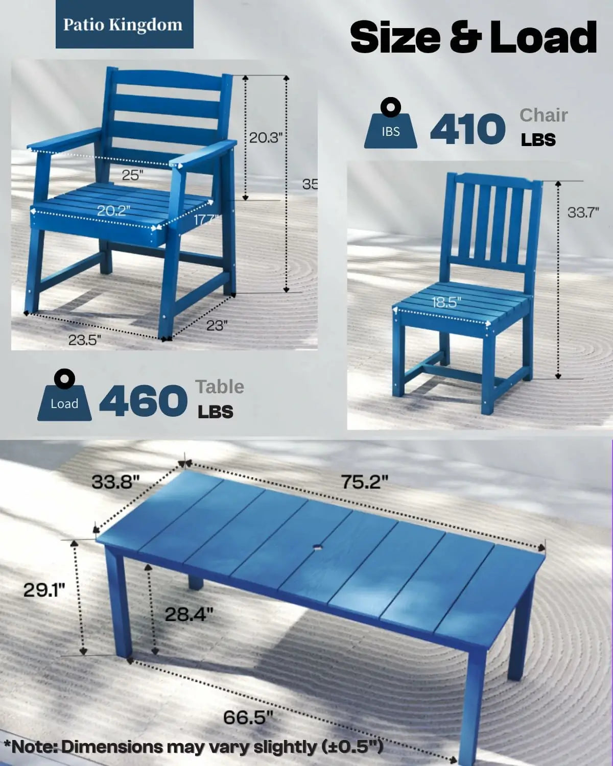 Outdoor Dining Set - Table & Chairs