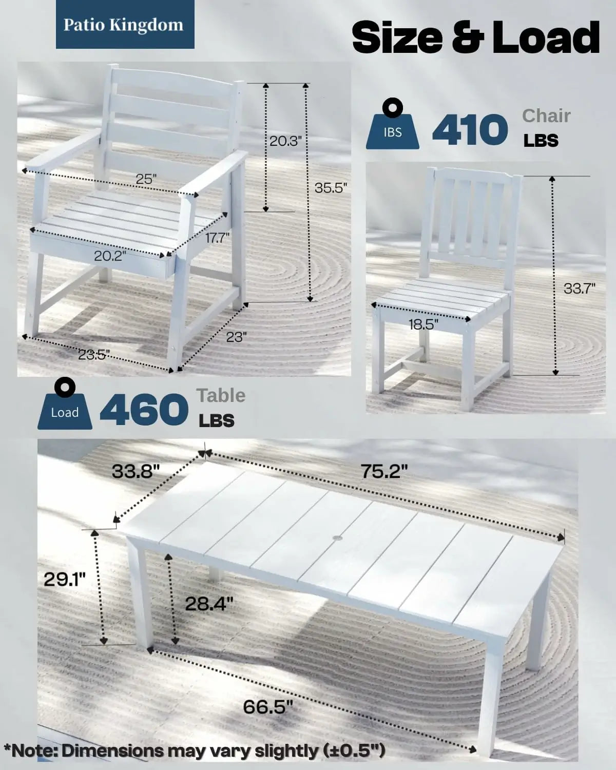 Outdoor Dining Set - Table & Chairs