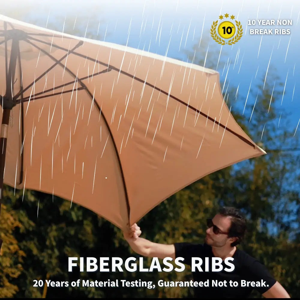 9FT Autotilt Patio Umbrella