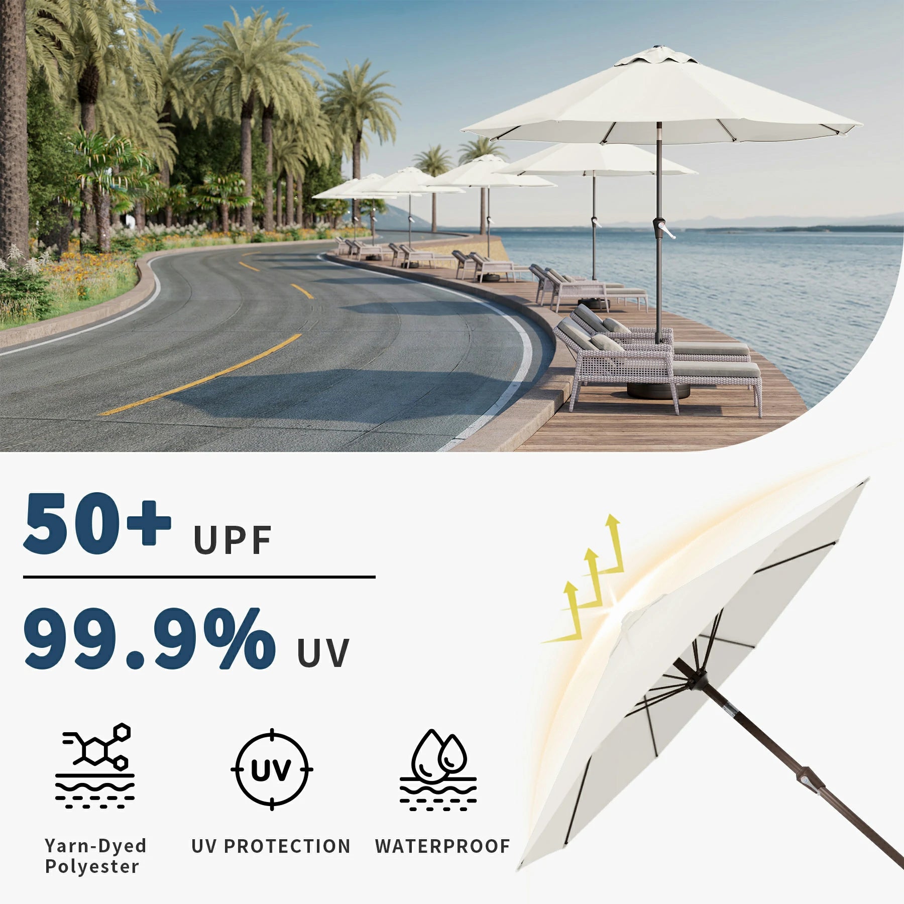 Patio Kingdom outdoor umbrella