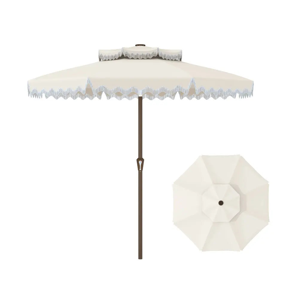patio kingdom Fringe Patio Umbrella