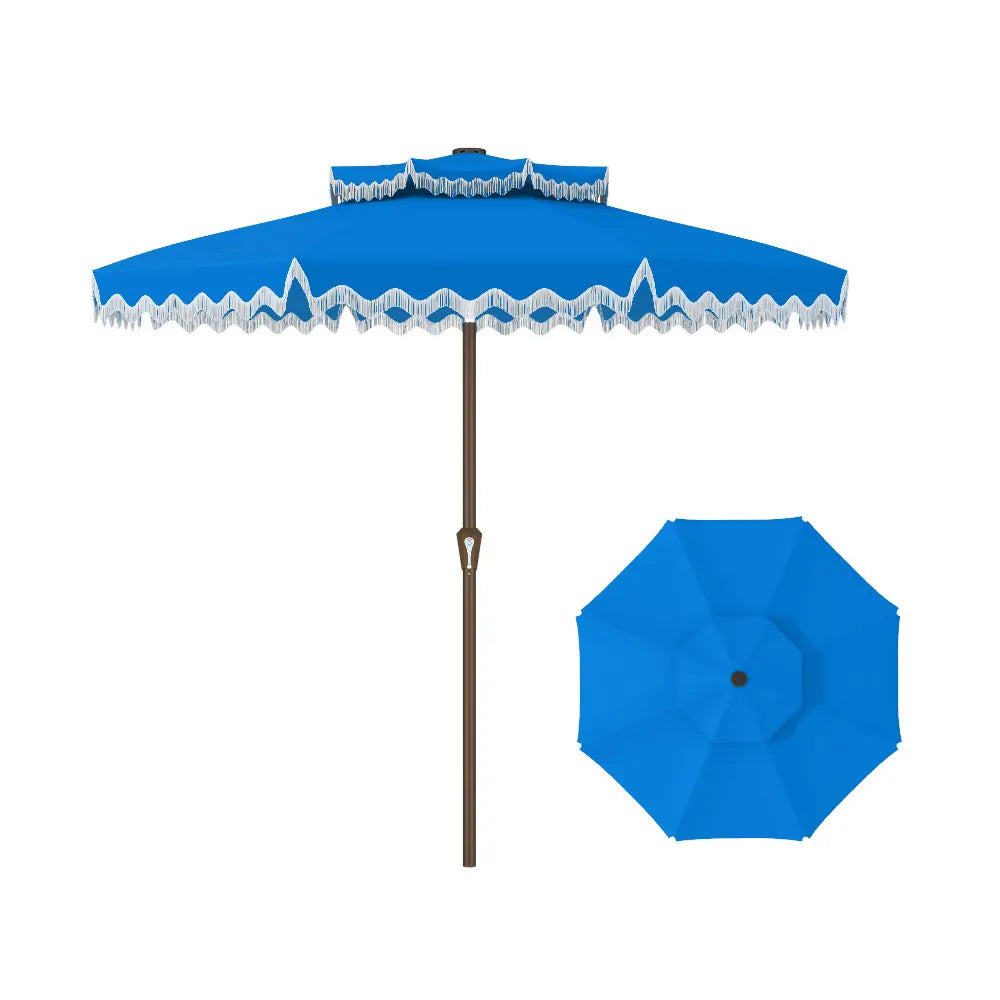 patio kingdom Fringe Patio Umbrella