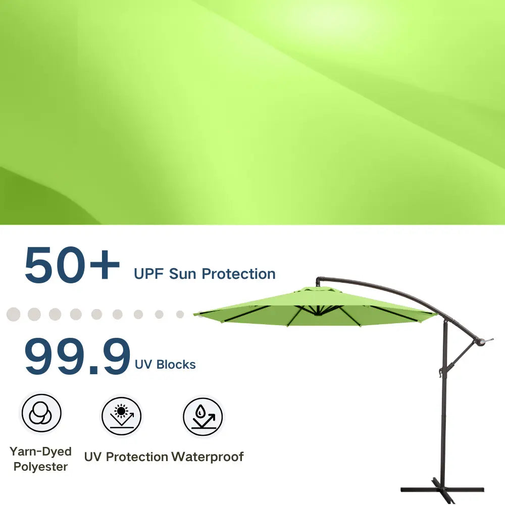 patio kingdom Offset Hanging Umbrella