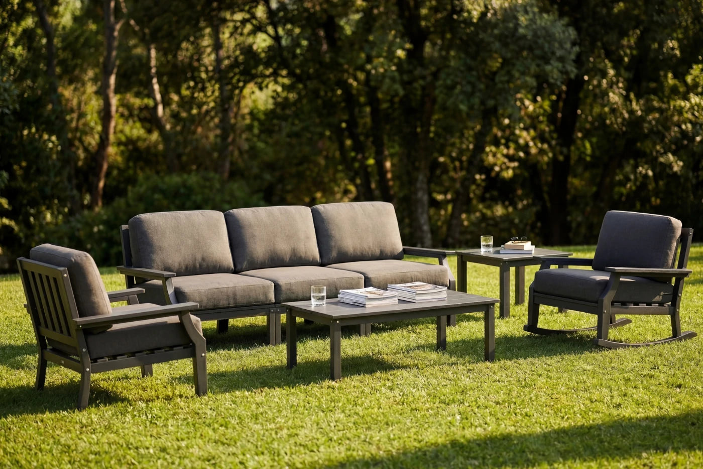 Perli™ HDPE Patio Couch Set